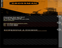 Tablet Screenshot of grossmaniron.com